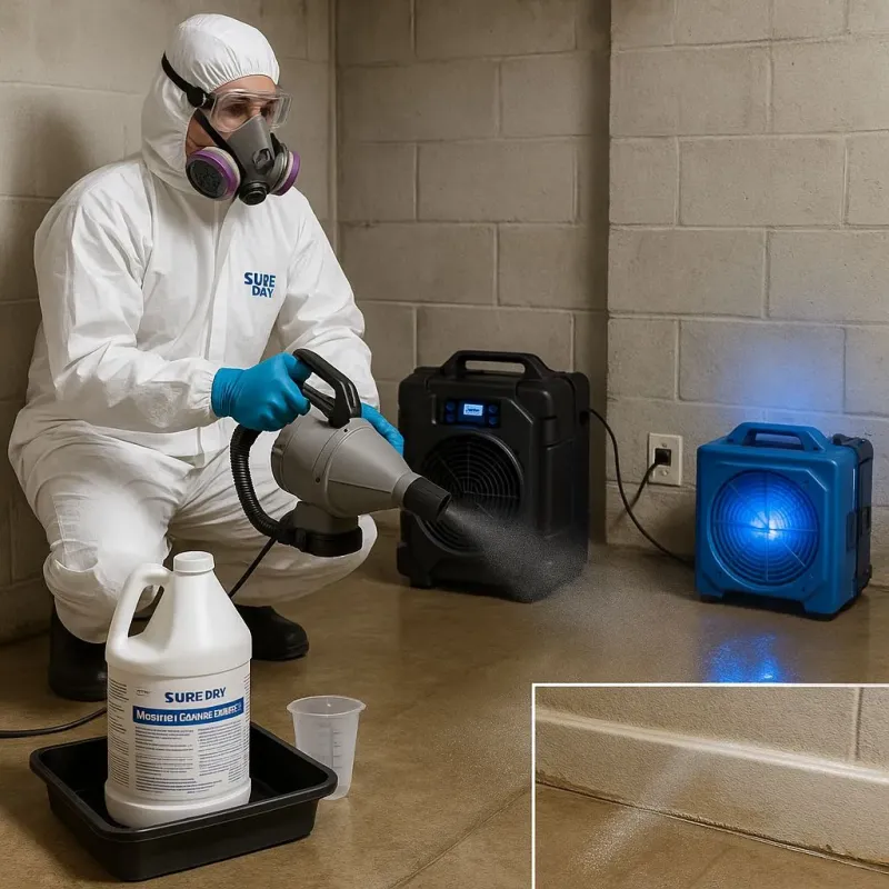Sanitization and Odor Removal process in Ashland, MA