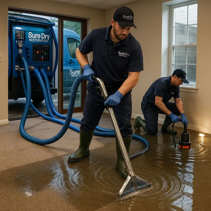 Water Extraction and Removal process in Ashland, MA